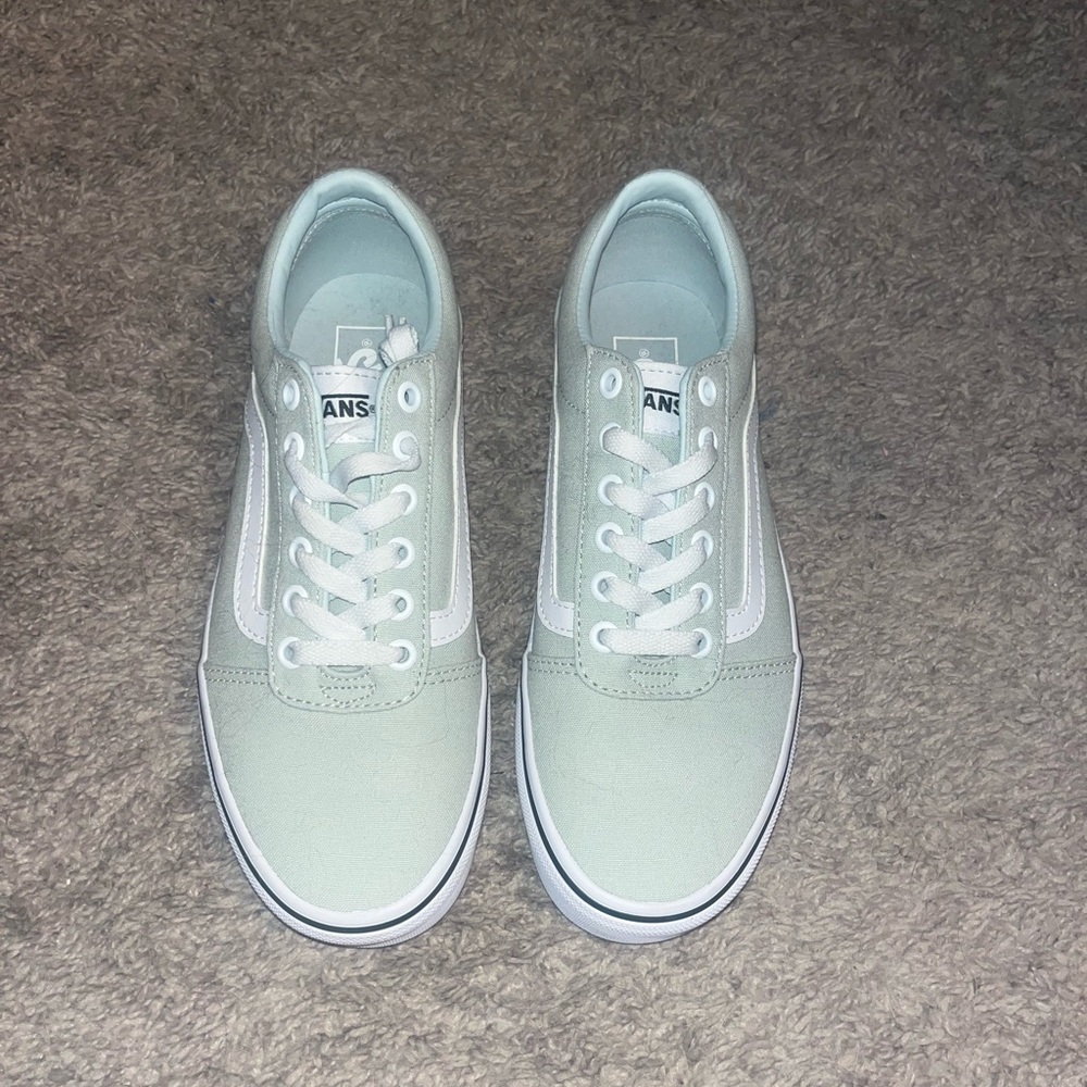 Light green vans